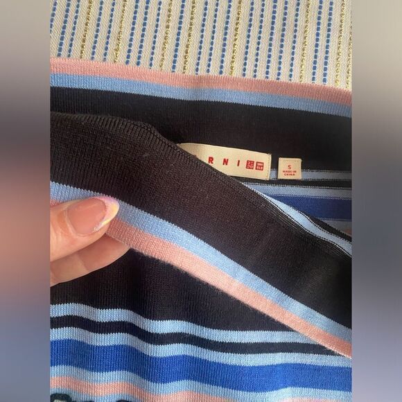 Marni Uniqlo multicolored skirt
in stripes size small - Picture 10 of 11